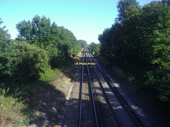 Photo 6"x4" Railway lines, Norbiton Kingston Upon Thames c2009 P1