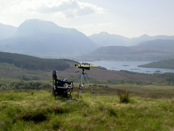 Photo 6"x4" Bird survey on the lower slopes of Druim Fada Achaphubuil c2008