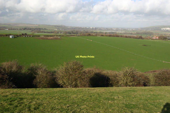Photo 6"x4" Greenwich Meridian descending Mill Hill Rodmell c2011