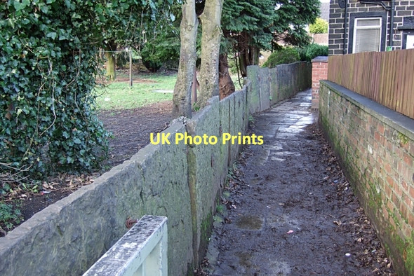Photo 6"x4" Flag Wall Milnrow c2011