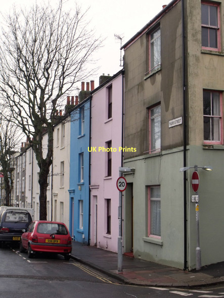 Photo 6"x4" Pastelled houses in Park Street, Brighton Brighton\/TQ3106 c2011
