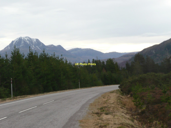 Photo 6"x4" A832 in Slattadale Forest Talladale c2011