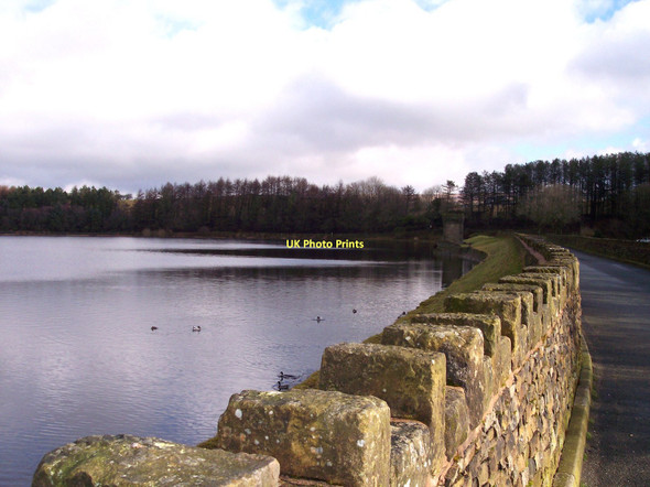 Photo 6"x4" Turton and Entwistle Reservoir dam Edge Fold\/SD7218 c2011