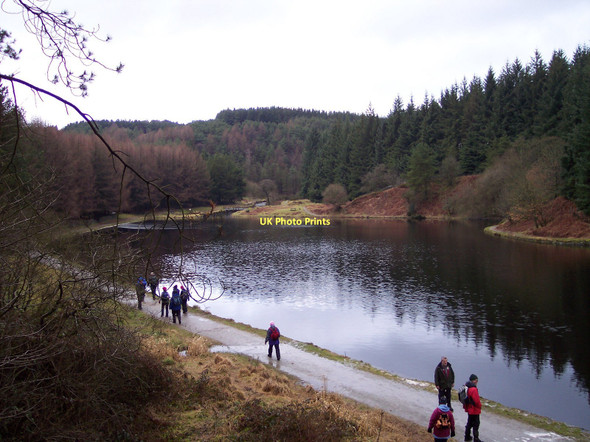Photo 6"x4" The path round the head of Turton and Entwistle Reservoir Cadshaw c2011