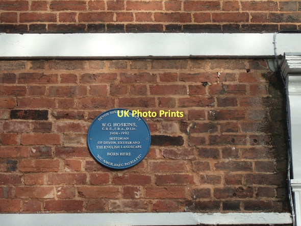 Photo 6"x4" Plaque in St David's Hill Exeter c2011