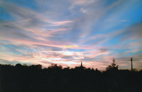 Photo 6"x4" Sunset at Hartfield Gallypot Street c2007