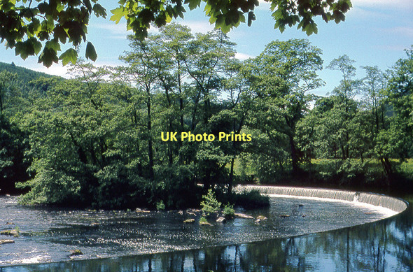Photo 6"x4" Horseshoe Falls at Berwyn, Denbighshire Llangollen c1973