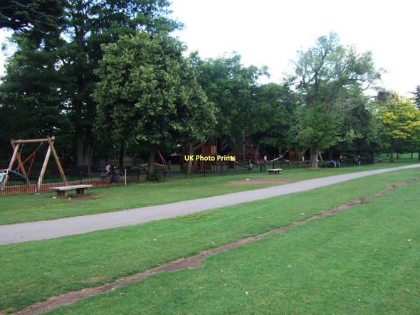 Photo 6"x4" Blaise Castle Estate - the children's playground. Blaise Hamlet c2010