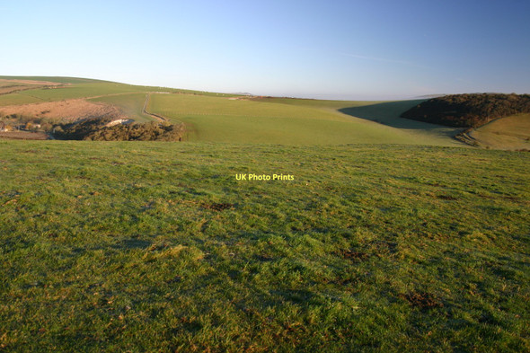 Photo 6"x4" Greenwich Meridian on Fore Hill Telscombe c2011