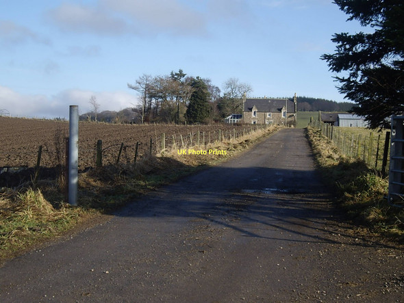 Photo 6"x4" Access lane to Boghead Lumsden c2011