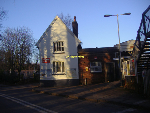 Photo 6"x4" Entrance to Milford station Godalming c2009