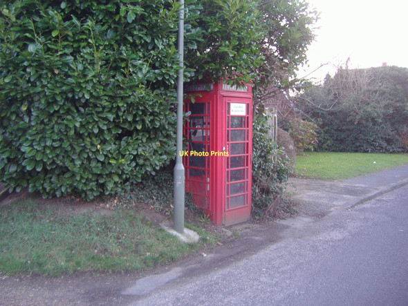 Photo 6"x4" Phone box on Tuesley Lane, Godalming Godalming c2009