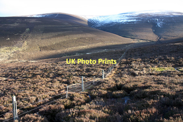 Photo 6"x4" Electric fencing near Burn of Coire Seileach Advie c2011
