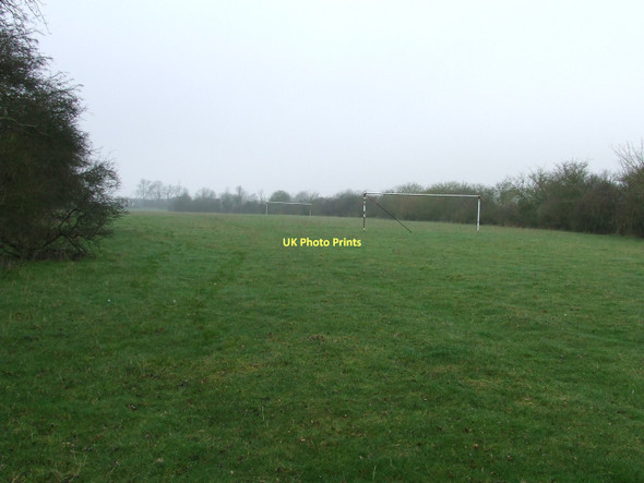 Photo 6"x4" Football Pitch Little Knowles Green c2011