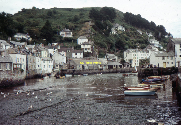 Photo 6"x4" Polperro Harbour 1966 Polperro c1966