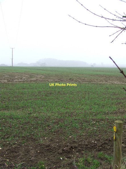 Photo 6"x4" The Footpath Is Not Marked Hargrave\/TL7759 c2011
