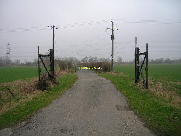 Photo 6"x4" Track to Nelliefield Farm (footpath) Barmby on the Marsh c2011