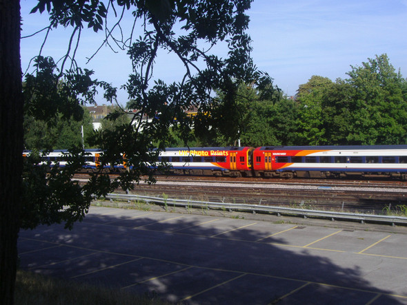 Photo 6"x4" Train passing by Alexandra Road Merton\/TQ2569 c2009