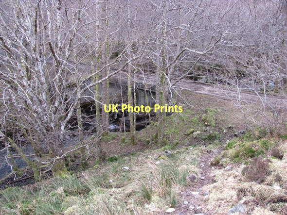 Photo 6"x4" Forestry bridge over the Glenmore River Ratagan c2011