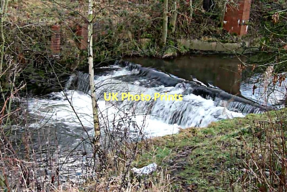 Photo 6"x4" River Beal Weir Milnrow c2011