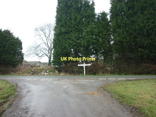 Photo 6"x4" The road junction at Tithe Farm, Wressle Newsholme\/SE7129 c2011