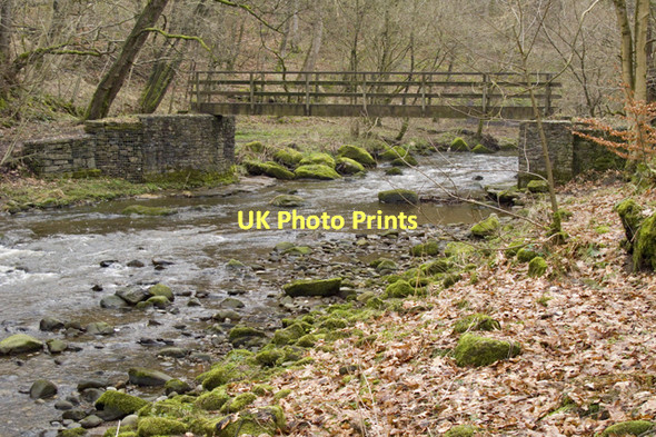 Photo 6"x4" Footbridge over River Brock Bleasdale c2011