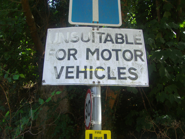 Photo 6"x4" Road sign on Blackheath Lane, Albury Albury\/TQ0547 c2010