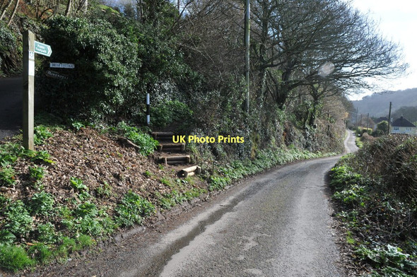 Photo 6"x4" Footpath to South Sands Salcombe c2011