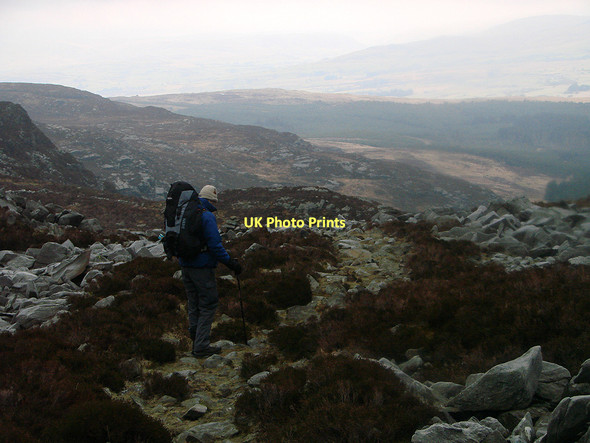 Photo 6"x4" Early morning descent from Llyn Du Llyn Du\/SH6529 c2011