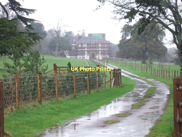 Photo 6"x4" Pynes under scaffolding Upton Pyne c2011