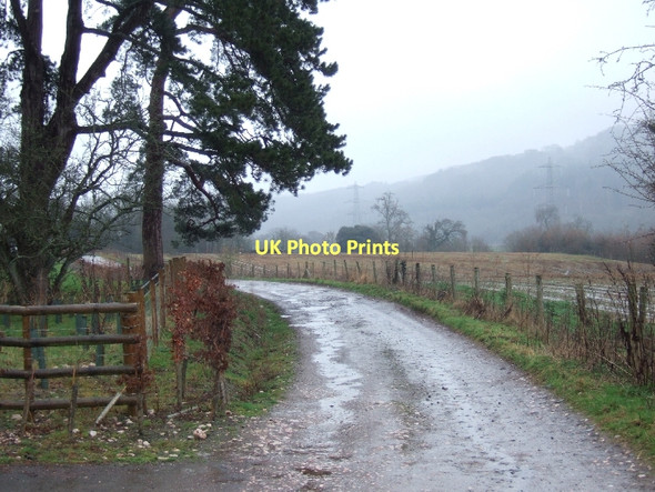 Photo 6"x4" Exe Valley Way passing Pynes Upton Pyne c2011