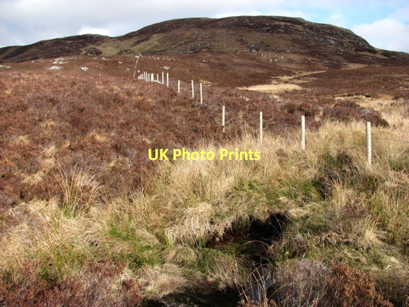 Photo 6"x4" Fence, Beinn a' Chaoinich Creag Ghlas\/NG8617 c2011