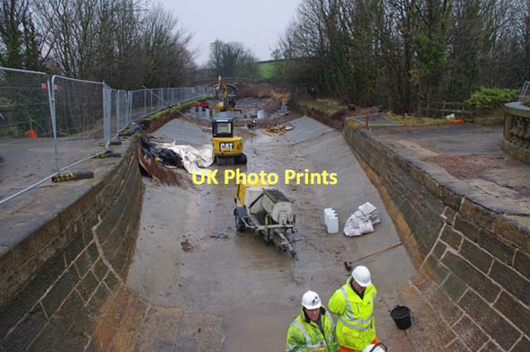 Photo 6"x4" Lune Aqueduct repairs Lancaster c2011