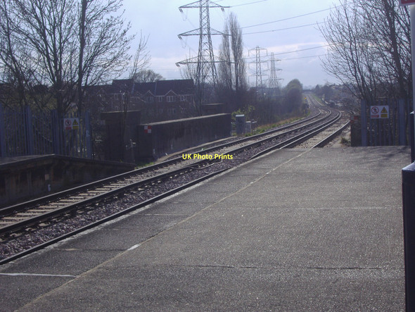 Photo 6"x4" Railway lines from Malden Manor station New Malden c2008