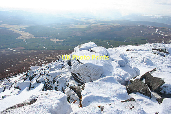 Photo 6"x4" Summit of Ben Rinnes Scurran of Lochterlandoch c2011 P1