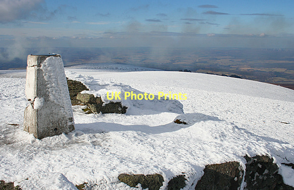 Photo 6"x4" Ben Rinnes Summit Scurran of Lochterlandoch c2011