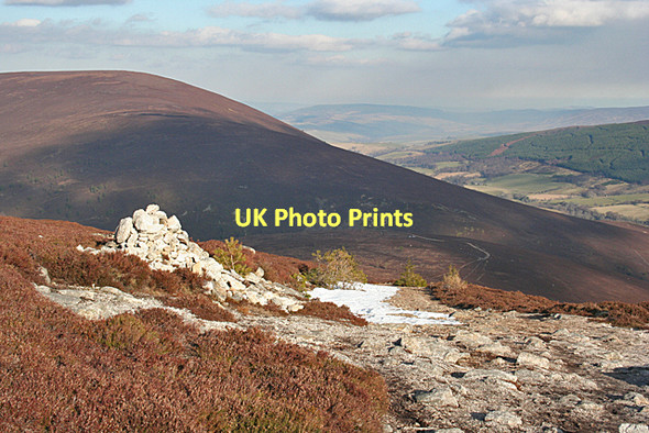 Photo 6"x4" Cairn on Roy's Hill Benrinnes Wood c2011