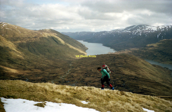 Photo 6"x4" On the south ridge of An Socach Coire Mh\u00e0im\/NH1131 c1991