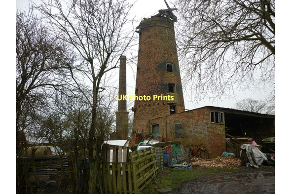 Photo 6"x4" A old windmill on Mill Lane, Elstronwick Elstronwick c2011