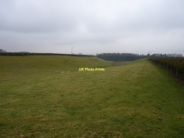Photo 6"x4" Valley leading down to Limbutts Building Crowgreaves c2011