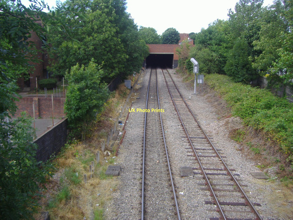 Photo 6"x4" Railway lines, Drayton Green Ealing c2008