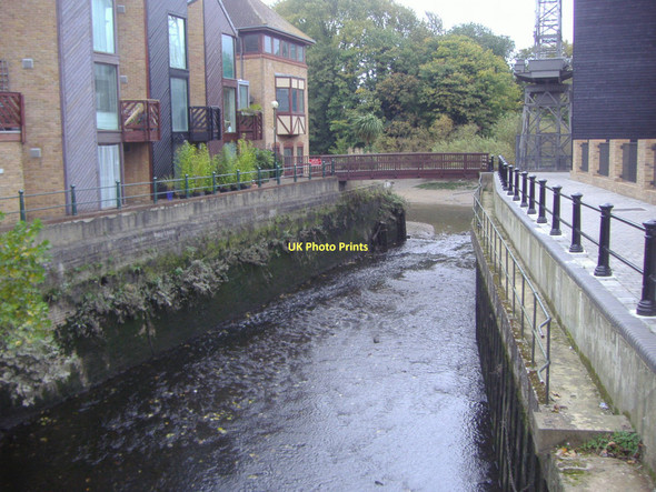 Photo 6"x4" Duke of Northumberland's river meets the Thames Isleworth c2008