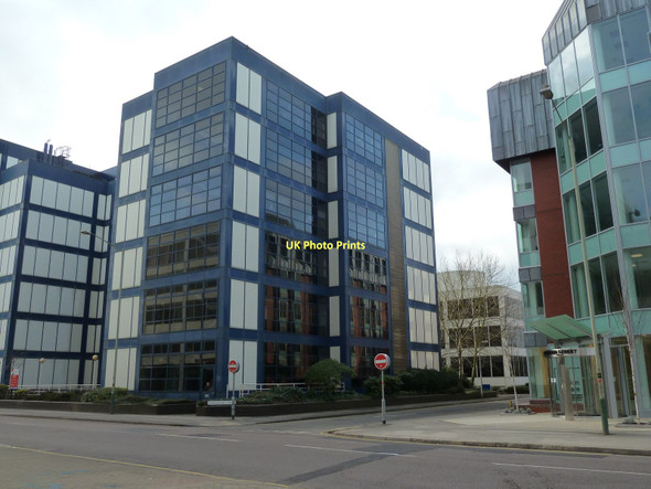 Photo 6"x4" Office block, junction of Gloucester Street and Milford Street, Swindon Swindon\/SU1685 c2011