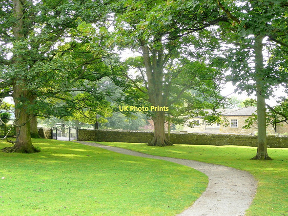 Photo 6"x4" Path from Jervaulx Abbey East Witton c2010