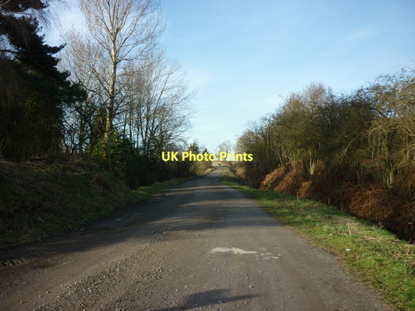 Photo 6"x4" A footpath north towards Scunthorpe Messingham c2011
