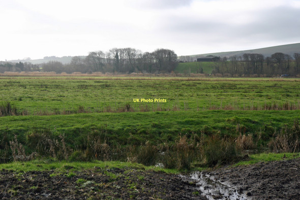 Photo 6"x4" Greenwich Meridian north of Swanborough lakes Lewes c2011