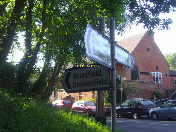 Photo 6"x4" Road signs on A287 Millbridge Millbridge c2009