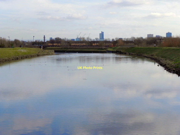 Photo 6"x4" River Irwell, Lower Kersal Salford\/SJ8098 c2011