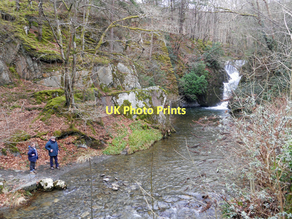 Photo 6"x4" Stream beside the old furnace Eglwys Fach c2011