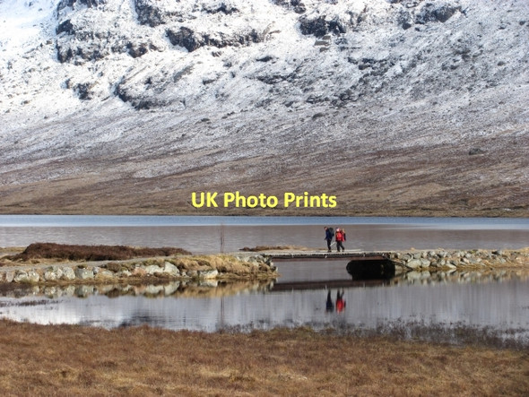 Photo 6"x4" Bridge, Lochan na h-Earba Torgulbin c2011